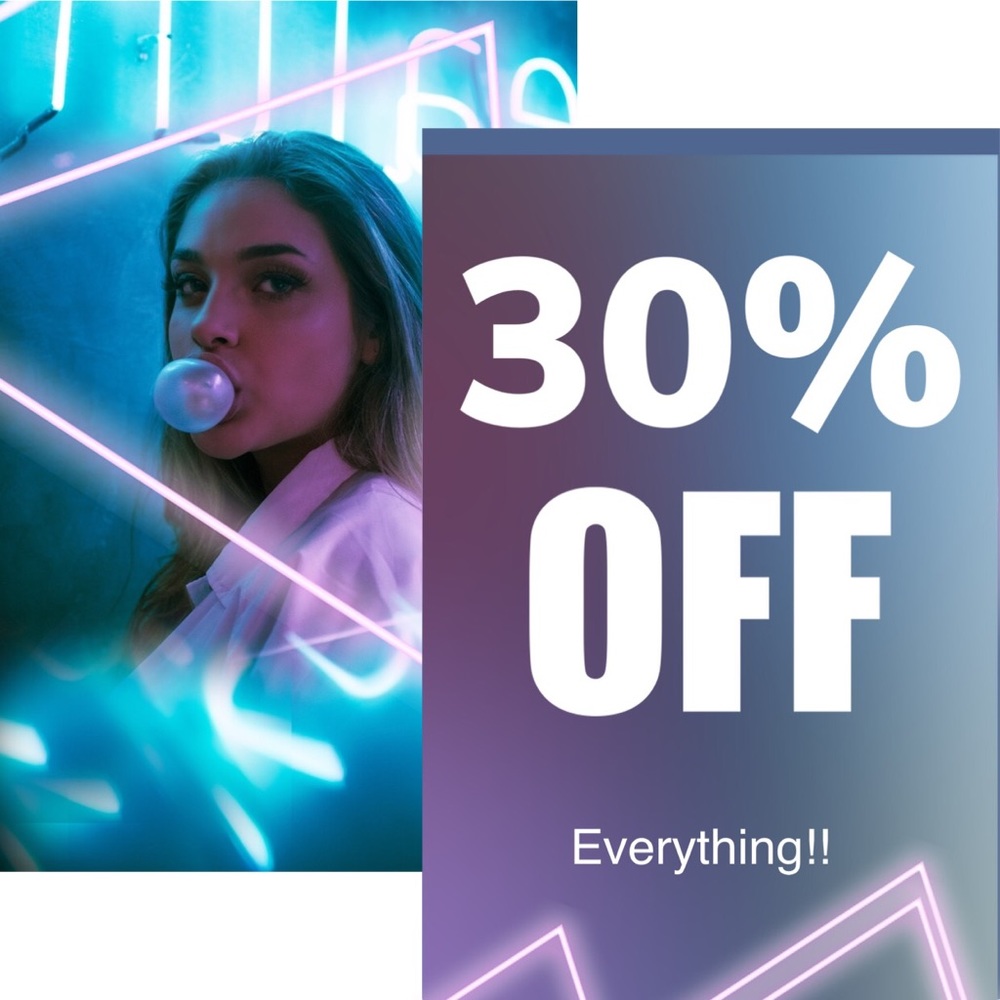 🚨30% off all items in my closet! 🚨